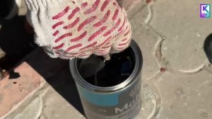 На улице Карла Маркса завершаются работы по покраске фонарей