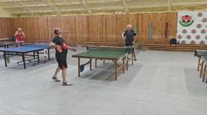 #09 однажды Чирков А. (СПб) - Богденко В. (Москва) после турнира по настольному теннису 23.08 Анапа