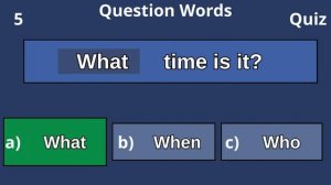 Question Words Quiz _ 10 Questions for Beginners