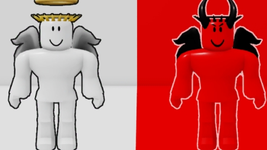 Ангел vs Демона обби/Хороший или плохой обби