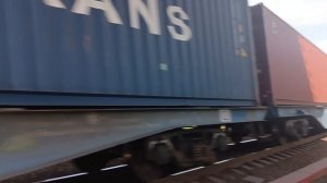 3ЭС5К с грузовым поездом