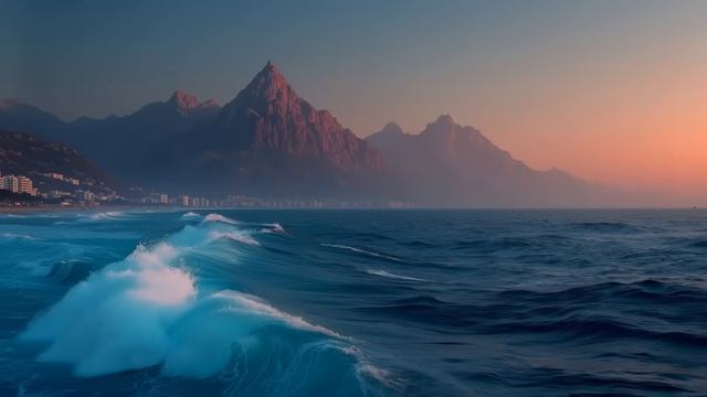 Deep Chill Soundscapes ｜ Perfect For Focused Work, Featuring Serene Ocean And Mountain Views