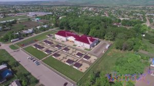 Станица Попутная вид с высоты птичьего полета