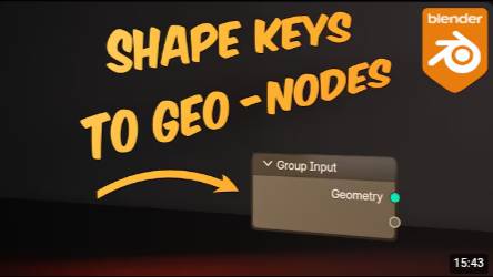 Tried a Harebrained Shape Key Idea in Geometry Nodes… and It Worked
