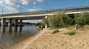 Проба воды Волги в конце сезона