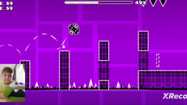 ШОК  Валера прошёл Stereo madness с первой попытки!!!!