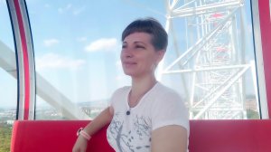 С высоты самого большого Колеса Обозрения - 65 метров! Ессентуки