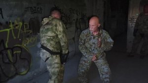 Уличная комбинация на лапах.Удары ладонями. В.Н.Крючков