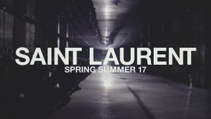 Показ женской коллекции Saint Laurent весна-лето 2017