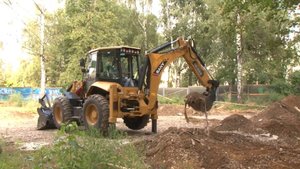 Начался ремонт в парке 950-летия Ярославля