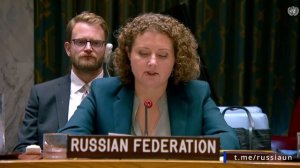 А.М.Евстигнеева на заседании Совета Безопасности ООН по ДР Конго, Нью-Йорк, 22 августа 2025 года