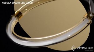 ПОДВЕСНОЙ СВЕТИЛЬНИК | NEBULA SP22W LED GOLD | CRYSTAL LUX
