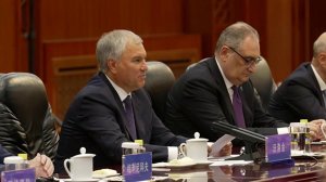 Председатель Госдумы Вячеслав Володин находится в КНР с двухдневным официальным визитом