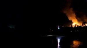 Лесные пожары в США, 2025 год.