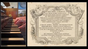 J. C. F. Fischer: Praeludium & Fugen IV (1732) | Дж. К. Ф. Фишер: Прелюдия и фуги IV