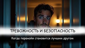 Тревожность и безопасность: когда паранойя становится лучшим другом
