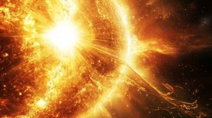 Ученые зафиксировали на солнце мощную вспышку