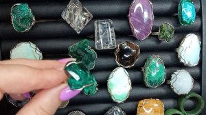 Каменная лавка( кольца в мельхиоре и нейзильбере 1 часть)