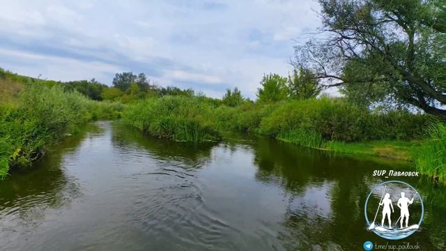 Видеоотчёт о сплаве по Битюгу 23.08.25г. Участок Лосево - Ступино