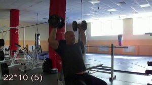 Жим лёжа в 56 лет. Девять недель, два раза в неделю. Поддерживающая. Мц2. Д3.