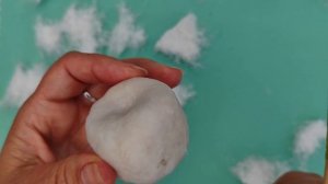 Мастер класс Яблочко из ваты часть 1