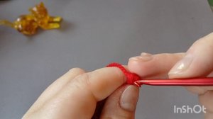 Шарфик "Осенний"крючком.