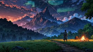 Ночь под полярным сиянием - Фантастическая музыка для отдыха и расслабления, фоновая музыка