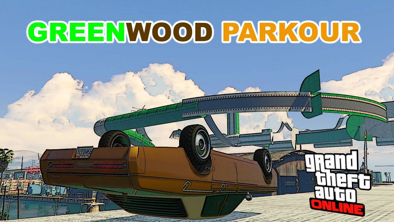GREENWOOD паркур в GTA V OnLine
