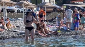 ГЕЛЕНДЖИК пляж Абрау-Дюрсо сегодня 25 августа 2025. Море и погода в Геленджике сейчас