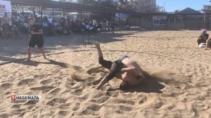 Первый Всероссийский турнир по пляжной борьбе прошёл в дагестанской столице