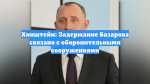 Хинштейн: Задержание Базарова связано с оборонительными сооружениями