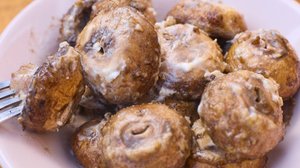 Шампиньоны на мангале. Шашлык из шампиньонов.