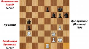 Вишванатан Ананд против  Владимира Крамника. Дос-Эрманас (Испания), 1996.
