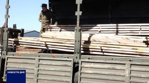 ОРЕНБУРЖЦЫ ПОМОГАЮТ СТРОИТЬ НА ФРОНТЕ КАПИТАЛЬНЫЕ БЛИНДАЖИ