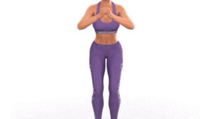 Узкий присед +шаг в сторону