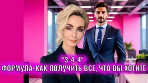 "3-4-4" Формула как получить все, что вы хотите