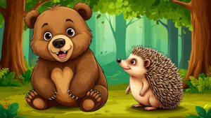 Сказка про маленького Ёжика и грубого Медвежонка