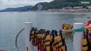 НЕБУГ Туапсинский район сегодня 26 августа 2025.Обстановка на Центральном пляже сейчас, погода, море