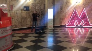 Метро Таганская-кольцевая. Музыка из кинофильма «Профессионал»