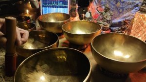 Набор НОТНЫЙ 7 чаш 128-226 гц.  25.5-17.5 см.