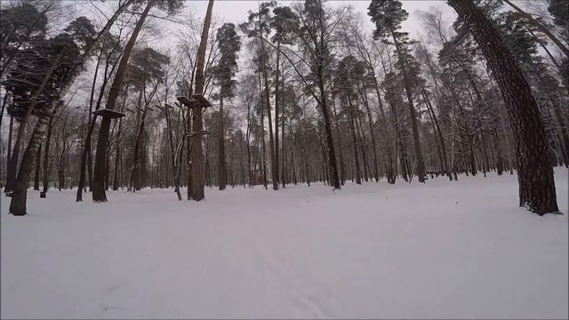 Прогулка по парку Ногинска 01.02.2020. смотреть онлайн