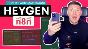 n8n+HeyGen: Полная автоматизация создания видеоконтента и публикации в соц.сети (шаблон n8n)