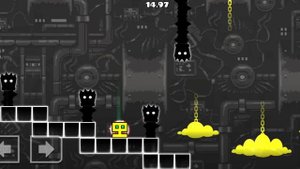 прохождение моего уровня на Красном орбе в Geometry Dash