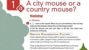 Spotlight 7, mod 1 a city mouse