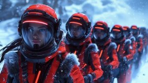 Star Babes - Frostbound - Retro-Futuristic Synthwave - Cosmic Sci-Fi AI Video