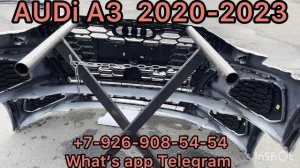 Бампер передний в сборе Audi A3 8Y S-Line 2020 2021 2022 2023 Крыло Капот панель решетка молдинг