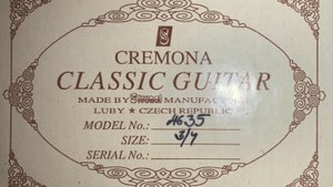 Гитара Cremona 4635 размер 3/4 - От винта (" Смешарики ")