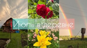 Июль в деревне. 2 часть моего отпуска.