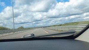 Из Коломны на Домодедовскую через трассу М5 Урал нового участка и ЦКАД