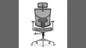 Кресло FALTO STAR OFFICE ERGO 3 (2D поясничный упор,3D подлокотник 5D подголов, сетка, ткань, серый)